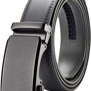 Leather Ratchet Belt for men 1 3/8" for Dress Pants - Micro Adjustable Belt
